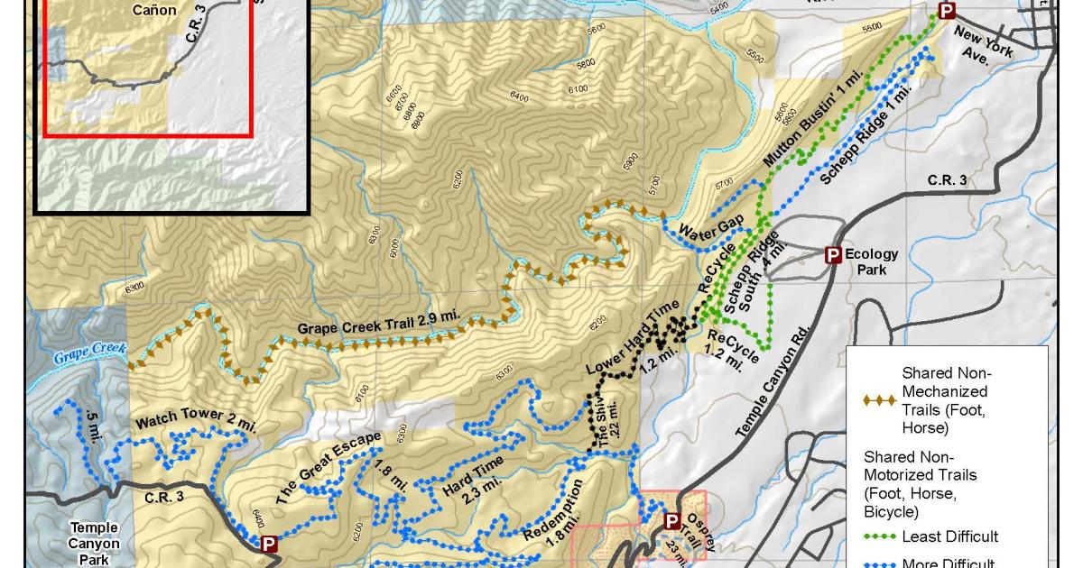 BLM CO RGFO South Cañon Map Bureau of Land Management