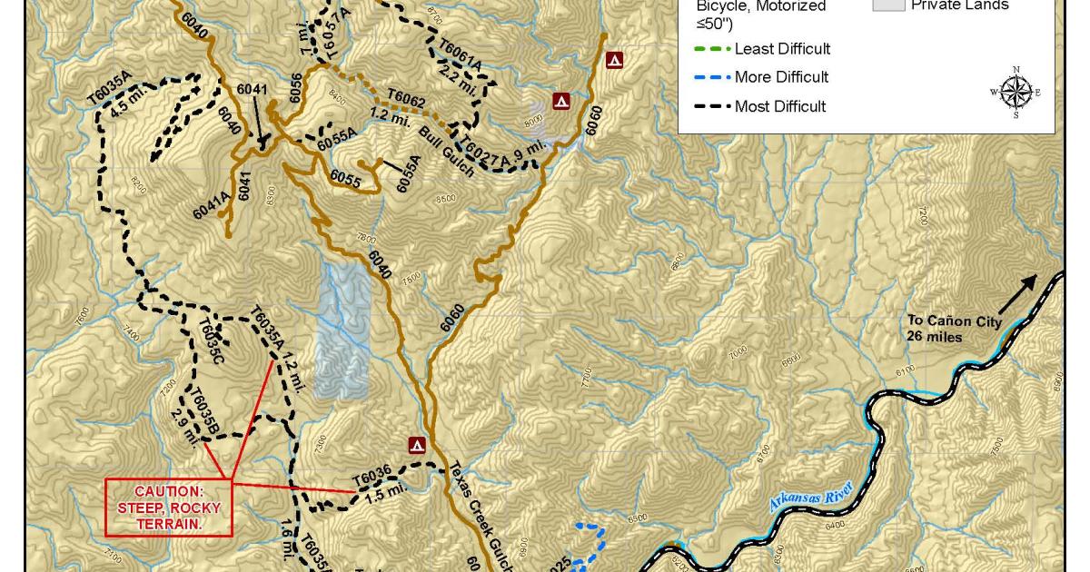 BLM CO RGFO Texas Creek Map Bureau - BLM CO RGFO TexasCreek 20220310 