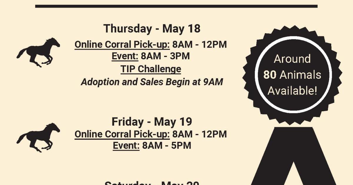 BLM to host Wild Horse and Burro Event in West Columbia, South Carolina