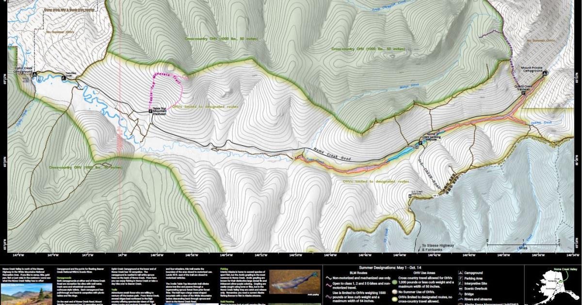 Nome Creek Valley Georeferenced PDF Map | Bureau of Land Management