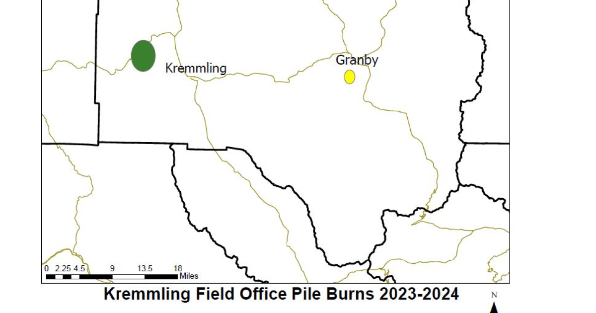 BLM plans prescribed pile burns Bureau of Land Management