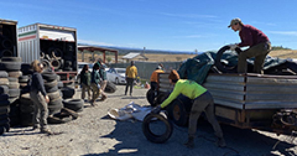 BLM and partners kickoff Nevada County Tire Amnesty Week