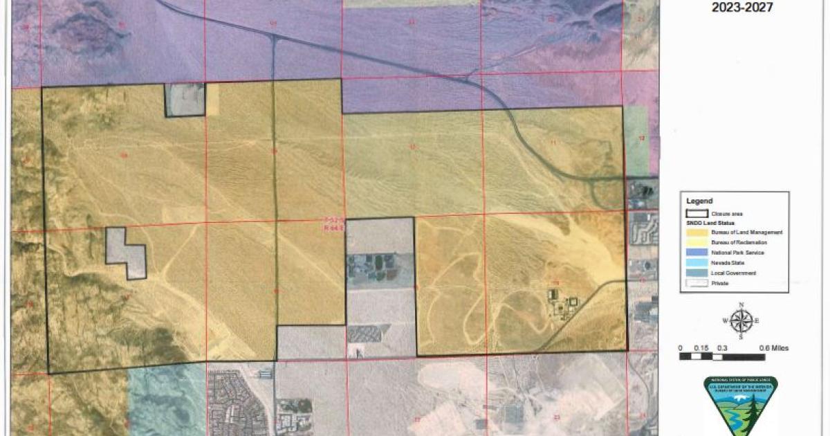 Temporary closure of certain public land for the 2024 SNORE Laughlin ...