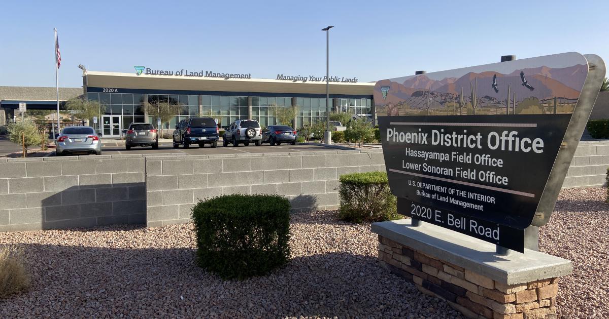 BLM approves gold mine project - AZ PDO OfficeSign Building 