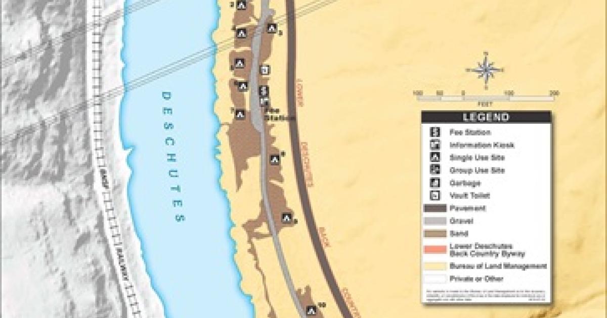 Spring Campground Map Oregon Oregon - Oasis Campground Map (Georeferenced) | Bureau of Land Management