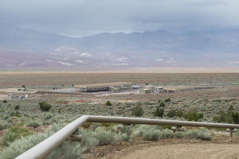 Jersey Valley Power Plant on BLM-managed public lands in Nevada. BLM photo.