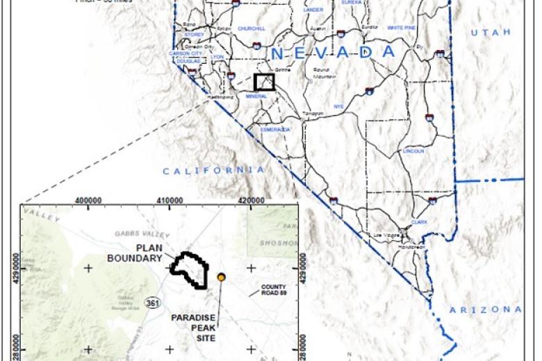 County Line Mine Map