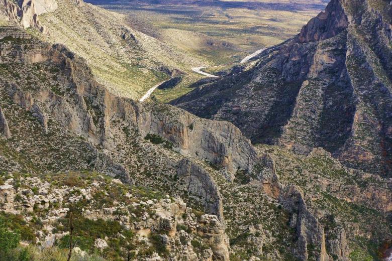 The Guadalupe Mountains outside of Carlsbad, New Mexico.