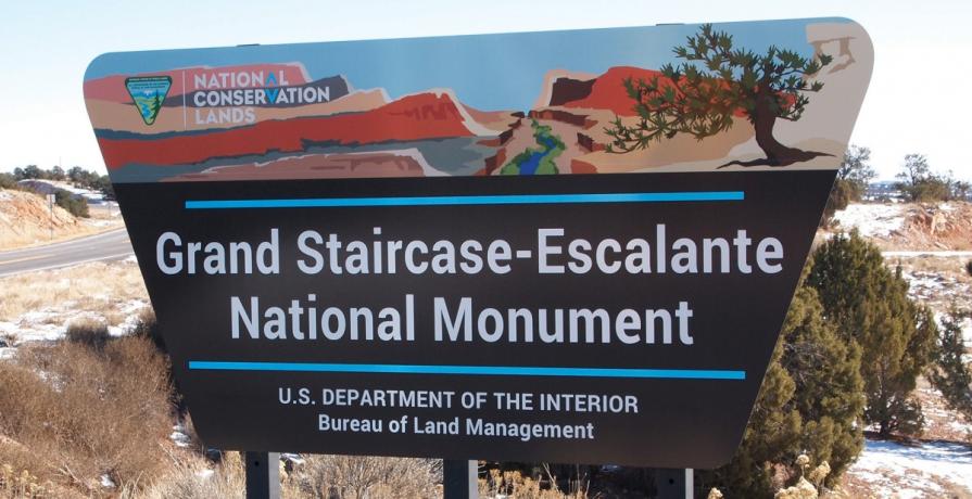 Grand Staircase Sign Photo