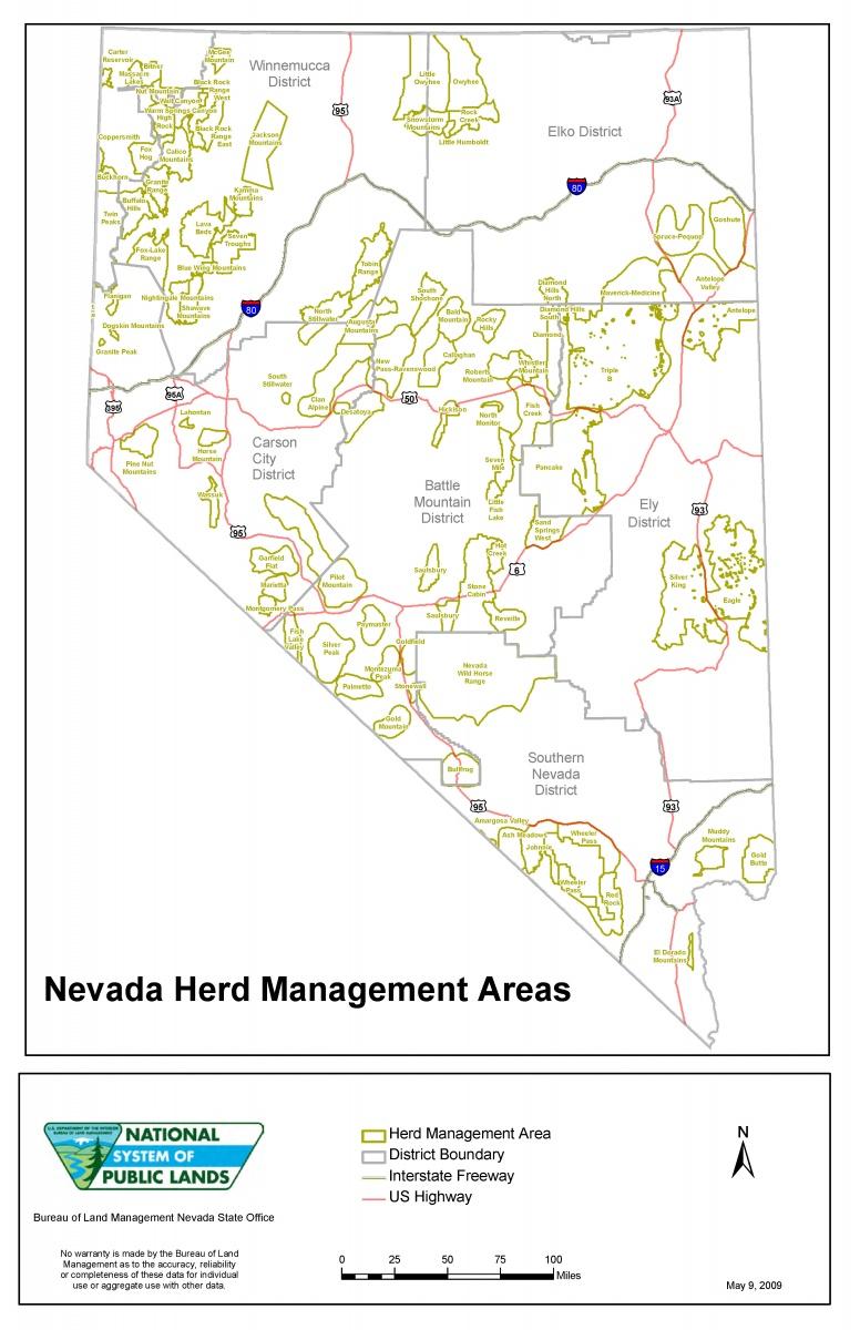 Nevada Herd Management Areas