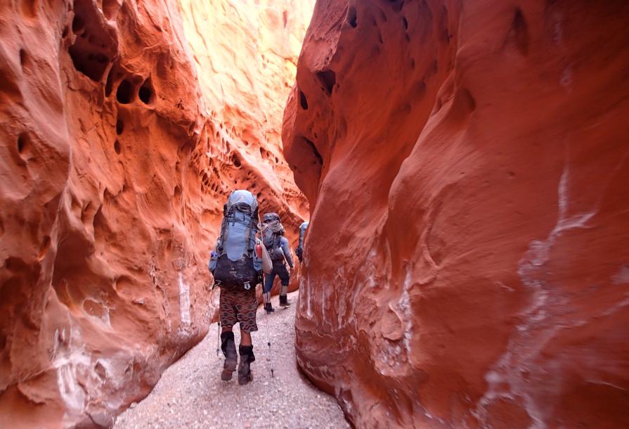 Hiking Little Death Hollow in the Grand Staircase-Escalante National Monument
