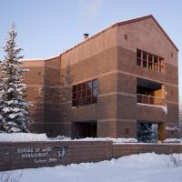 BLM Fairbanks District Office Building in winter