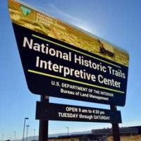 Sign at the National Historic Trails Interpretive Center