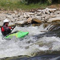 Kayaking at Pumphouse Water Park