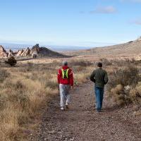 Hikers at Organ Mountains-Desert Peaks National Monument