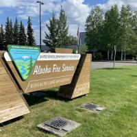 Alaska Fire Service office sign