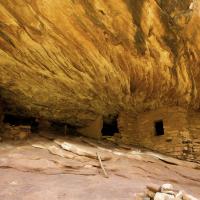 "House On Fire" built into rock at Bears Ears National Monument