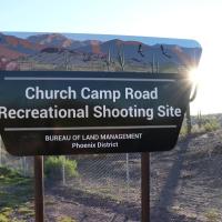 Church Camp Road sign