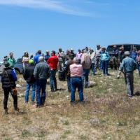 A field tour of area proposed for Lava Ridge Wind Project