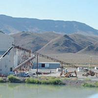A mining site on the public lands, with machinery.