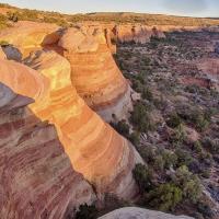 A view of dramatic cliffs in McInnis Canyons NCA. Photo by Bob Wick.