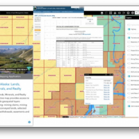 GIS data and maps graphic