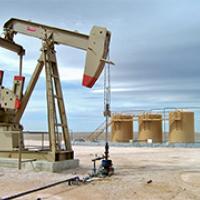 A pumpjack in the Carlsbad Field Office area.