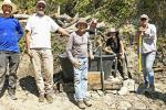 Watering station project team members pose for a photo after a hard day’s work on the Little Book Cliffs Wild Horse Range Aug. 30, 2024. 