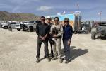 Ranger Cristobal Perez (front center) was recently named the 2024 California Ranger of the Year during a surprise ceremony at King of the Hammers. BLM Photo. 