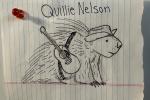 Quillie Nelson with guitar