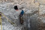 A cave rescue at Parks Ranch Cave near Carlsbad, New Mexico March 21.