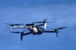 An uncrewed aircraft in flight