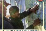 A man looks at a map