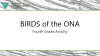 JILONA_Grades_4_BirdIdentificationPowerPoint