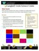 Color Search Nature Learning Activity sheet