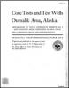 Front cover image for Naval 305A report, Core Tests and Test Wells Oumalik Area, Alaska