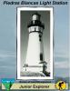 Cover of the Piedras Blancas Light Station Junior Explorer Book with the Lighthouse on the cover.