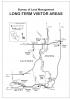 a map shows the location of long-term visitor areas in california and Arizona on both sides of the Colorado River