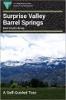 Cover of guide. Snow capped mountains in the high desert.