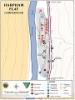 map showing layout of Harpham Flat Campground near the deschutes river