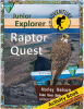 Booklet screenshot that reads "Junior Ranger Explorer Raptor Quest"