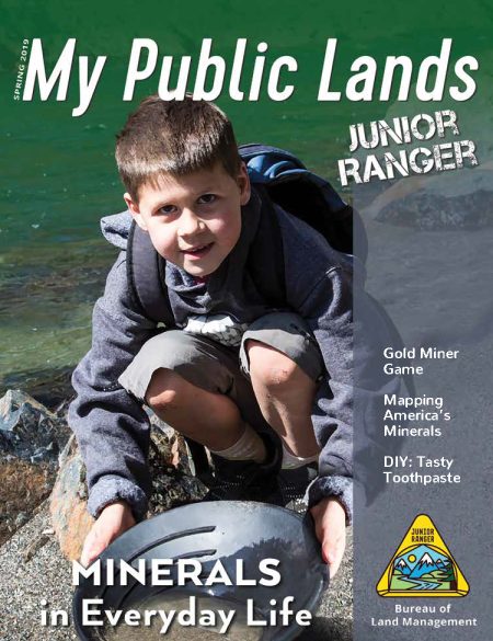 My Public Lands Junior Ranger: Minerals in Everyday Life Cover Image