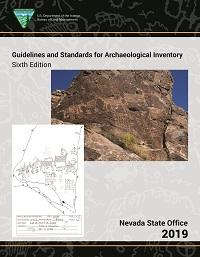 Cover depicting Petroglyphs located in Nevada and representative drawing of Petroglyphs.