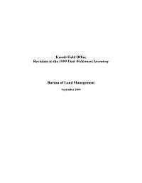 Library_Utah_WildernessStudyReportKanabRevision