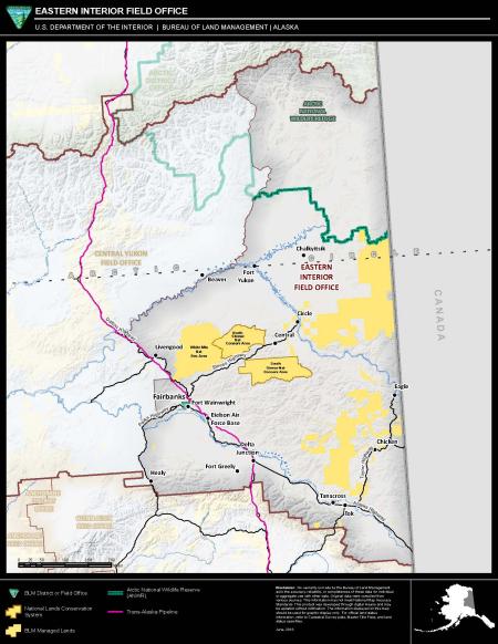 Excrete admire salute Eastern Interior Field Office Boundary Map | Bureau of Land Management