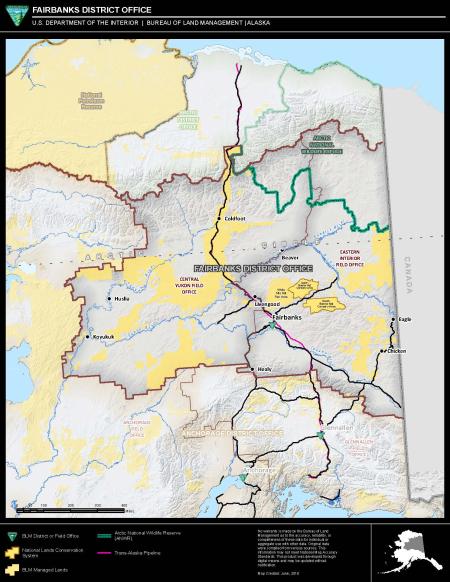 Fairbanks District Office Boundary Map