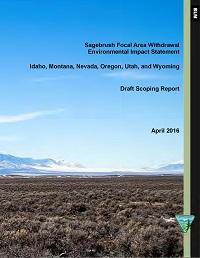 Sagebrush Focal Area Withdrawal Environmental Impact Statement Draft Scoping Report