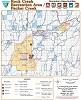 Rock Creek Recreation Area Packer Creek map