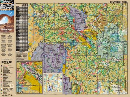 BLM Utah Moab Visitor Map South - BLMUtahMoabVisitorMapSouthThumbnail