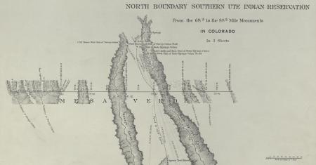 Mesa Verde original survey plat